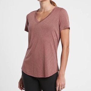 Athleta Breezy Scoop V Tee, L